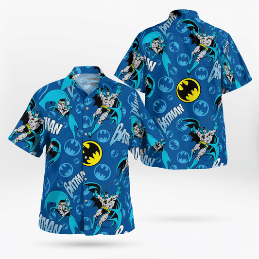 Darktreedesigns Batman Classic pattern Hawaiian Shirt Beach Shirt