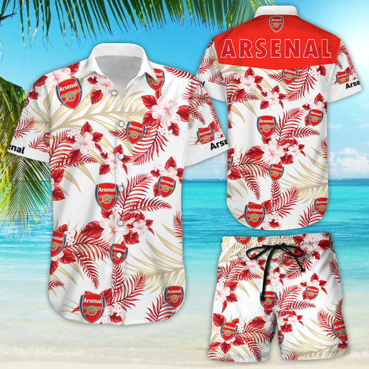 Darktreedesigns Arsenal Hawaiian Shirt