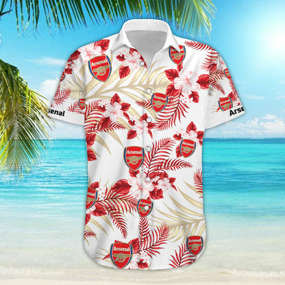 Darktreedesigns Arsenal Hawaiian Shirt