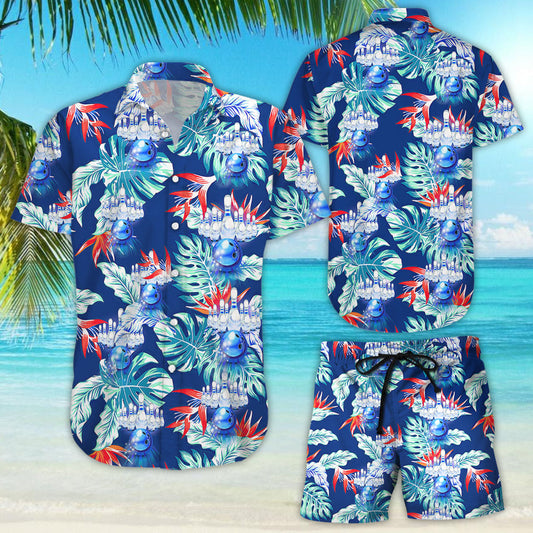 Darktreedesigns Blue Hawaiian Shirt - Bowling Hawaiian Shirt - Gift Ideas For Sport Lovers In Daily Life