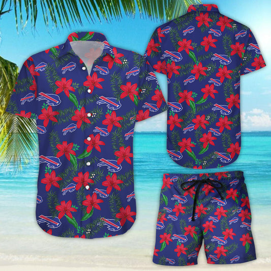 Darktreedesigns Buffalo Bills Aloha Shirt Hawaiian Aloha Shirt Hawaiian Shorts Beach Short Shirt