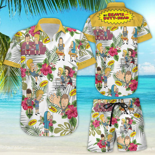 Darktreedesigns Beavis And Butt-Head Hawaii Shirt Ver 2
