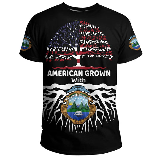 Darktreedesigns Costa Rica T Shirt American Roots RLT13